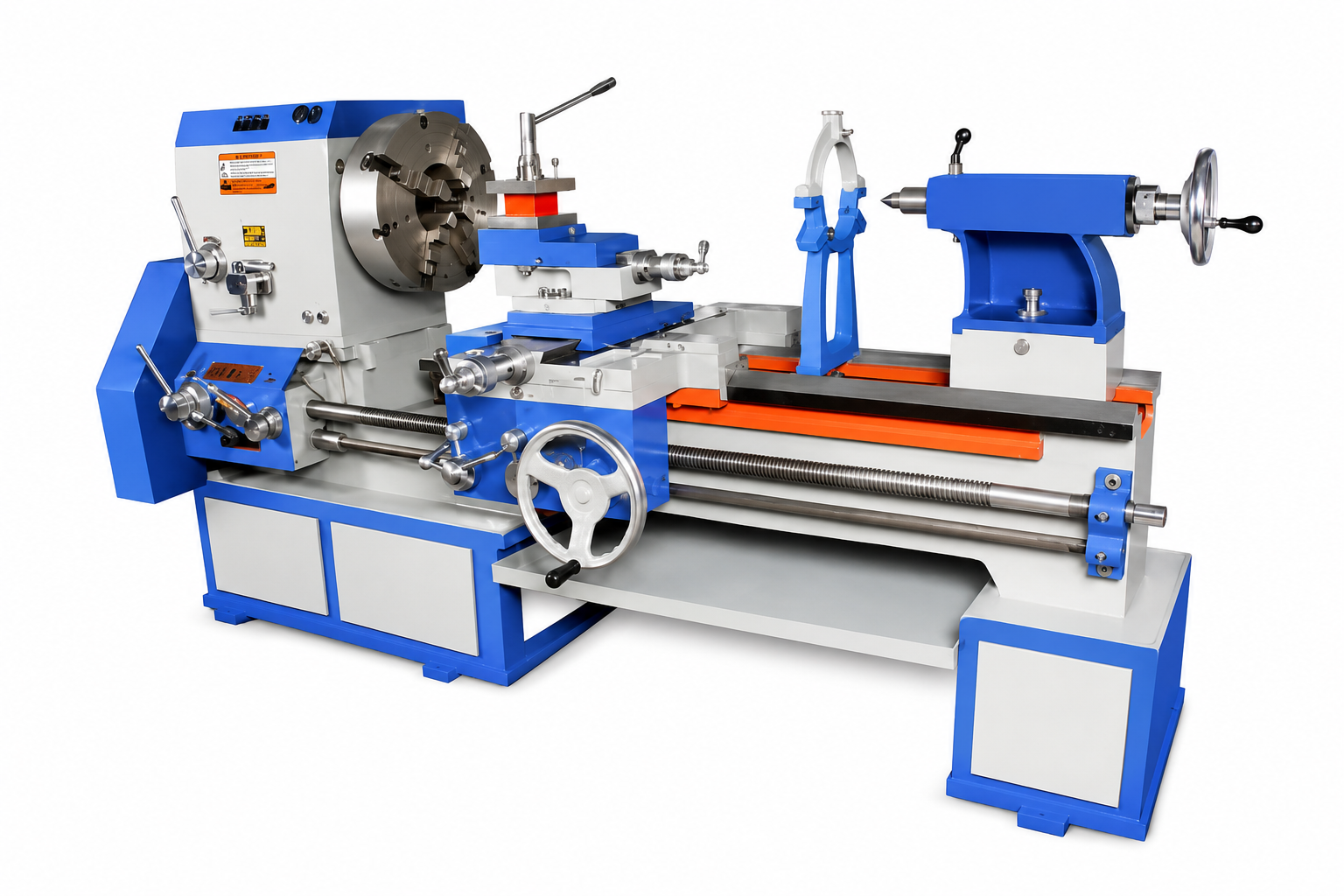 8 Feet Lathe Machine for Metal Turning | Heavy Duty Industrial Lathe