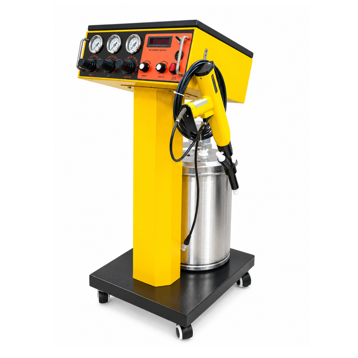 Powder Coating Machine Electrostatic Spray System 10-15 kg Hopper for Metal Surface Finishing