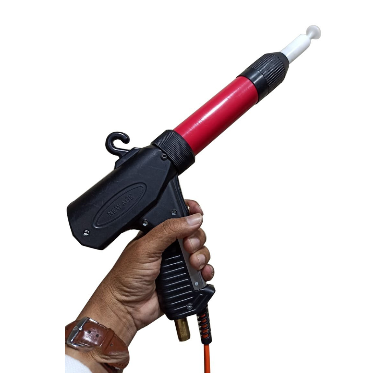 Powder Coating Spray Machine Electrostatic Manual Gun 10-15 kg Hopper for Metal Surface Coating
