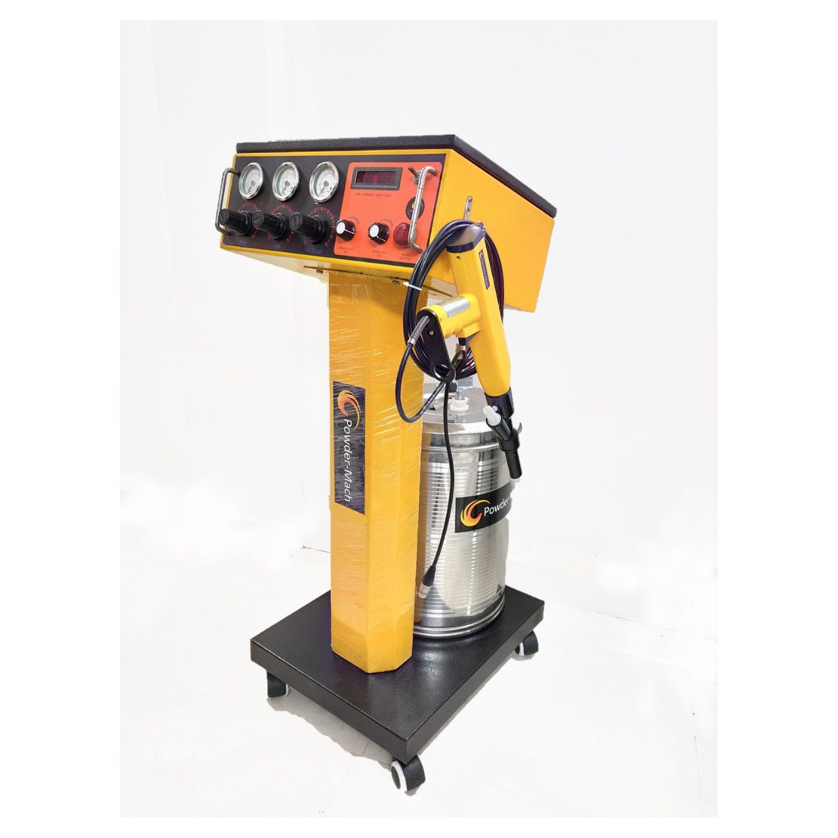 Small Powder Coating Machine Manual Electrostatic Spray System 5-10 kg Hopper for Metal Surface Coating