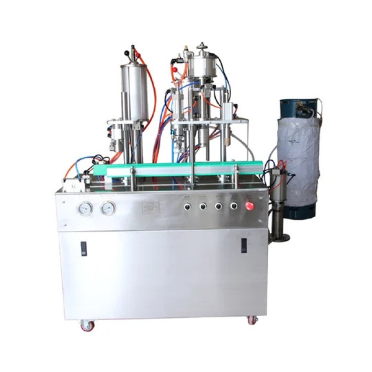 Automatic Aerosol Gas Filling Machine Fully Automatic Industrial Filling System