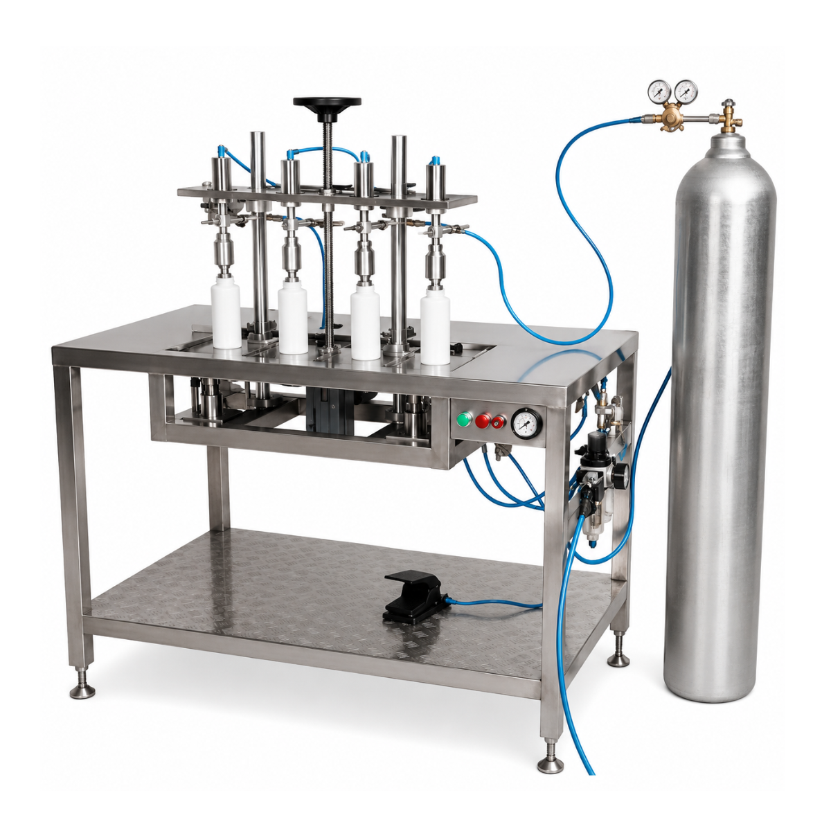 Stainless Steel Automatic Co2 Gas Filling Machine for Cylinder Filling