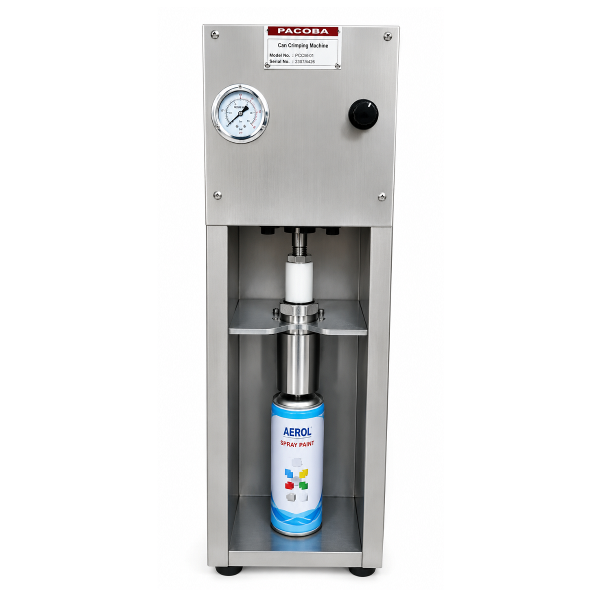 Spray Paint Filling Machine Automatic Aerosol Can Stainless Steel