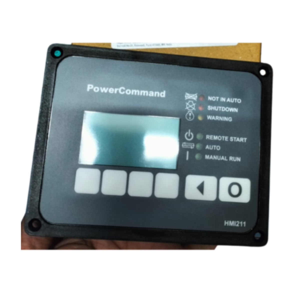 HMI211 Cummins Genset Controller PowerCommand Remote Panel 112 x 142 mm for Generator Monitoring