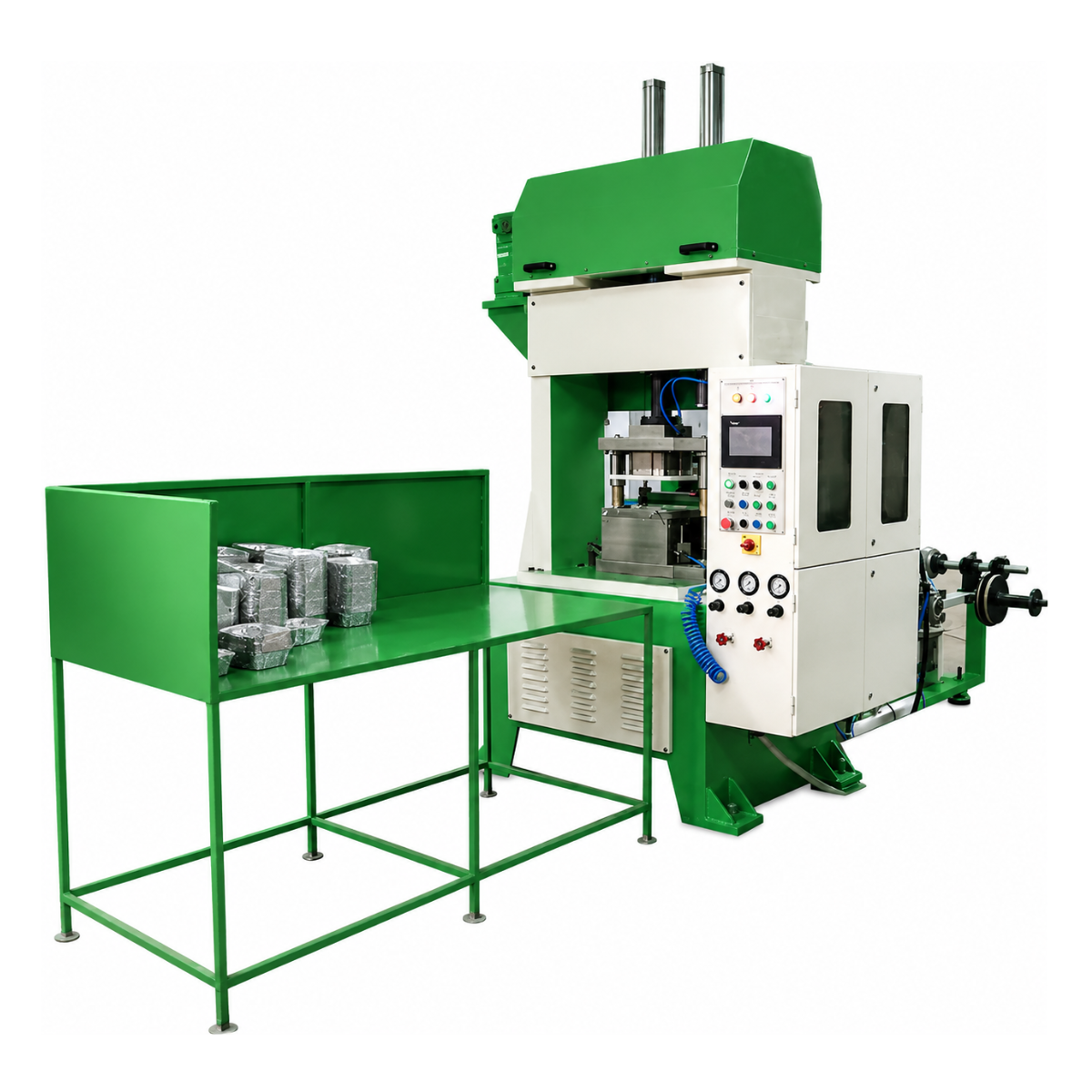 Aluminium Foil Container Making Machine Automatic Hydraulic 45-80 Ton Capacity for Food Tray & Packaging Container Production