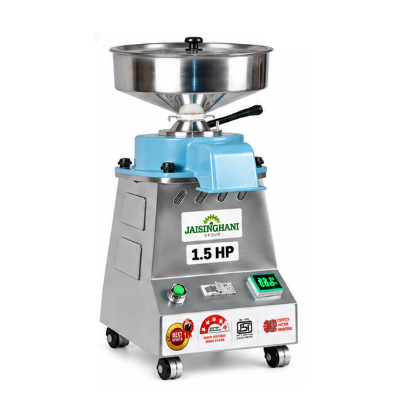 Small Atta Chakki Machine for Home – 1 HP Automatic Domestic Flour Mill