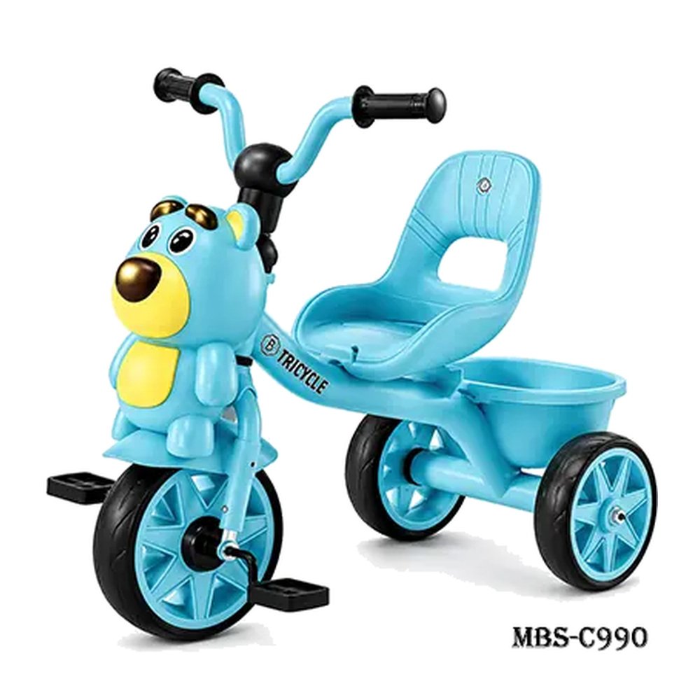 Baby Tricycle with Footrest & Steel Frame | Toddler Riding Trike
