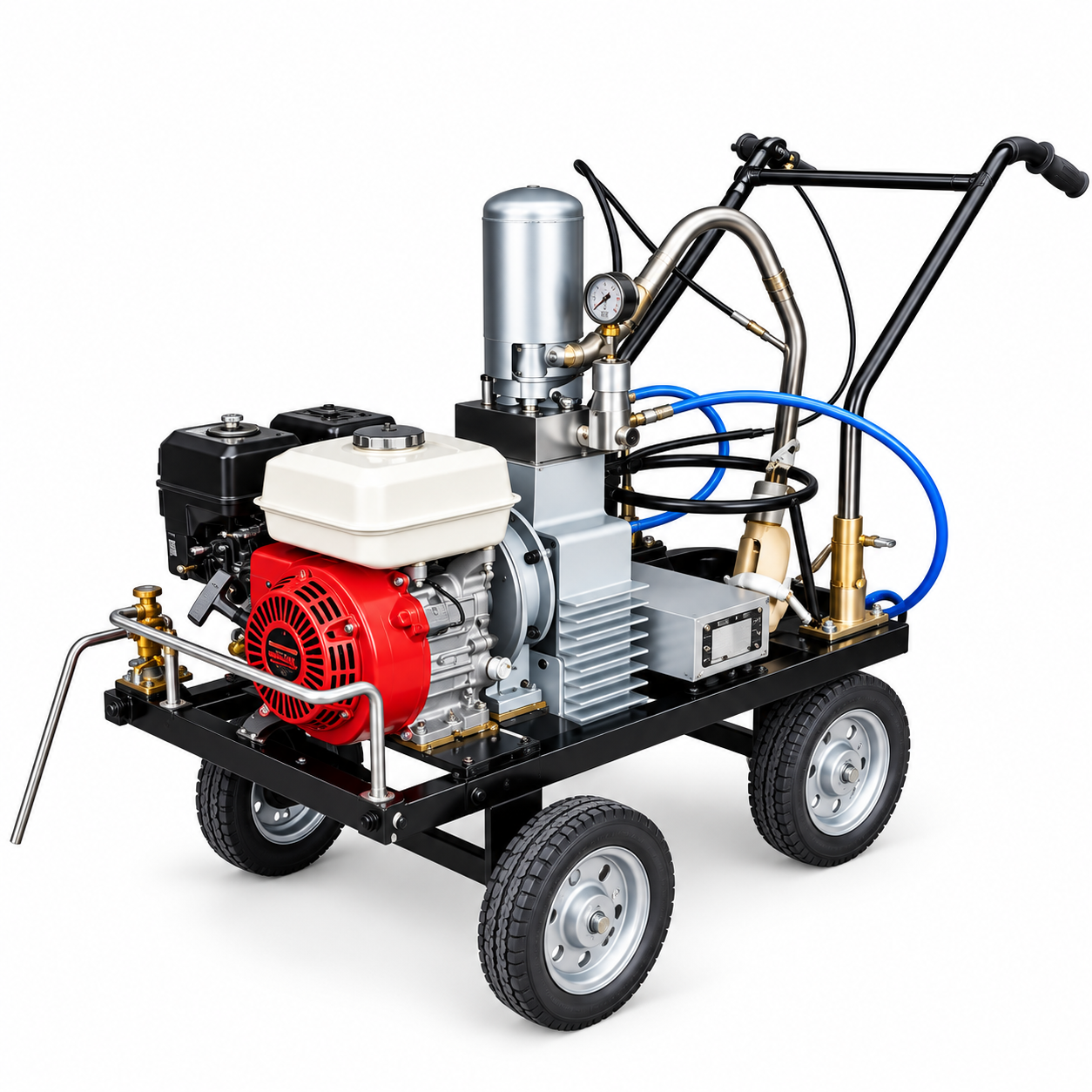 Cold Paint Spray Road Marking Machine | Airless Type