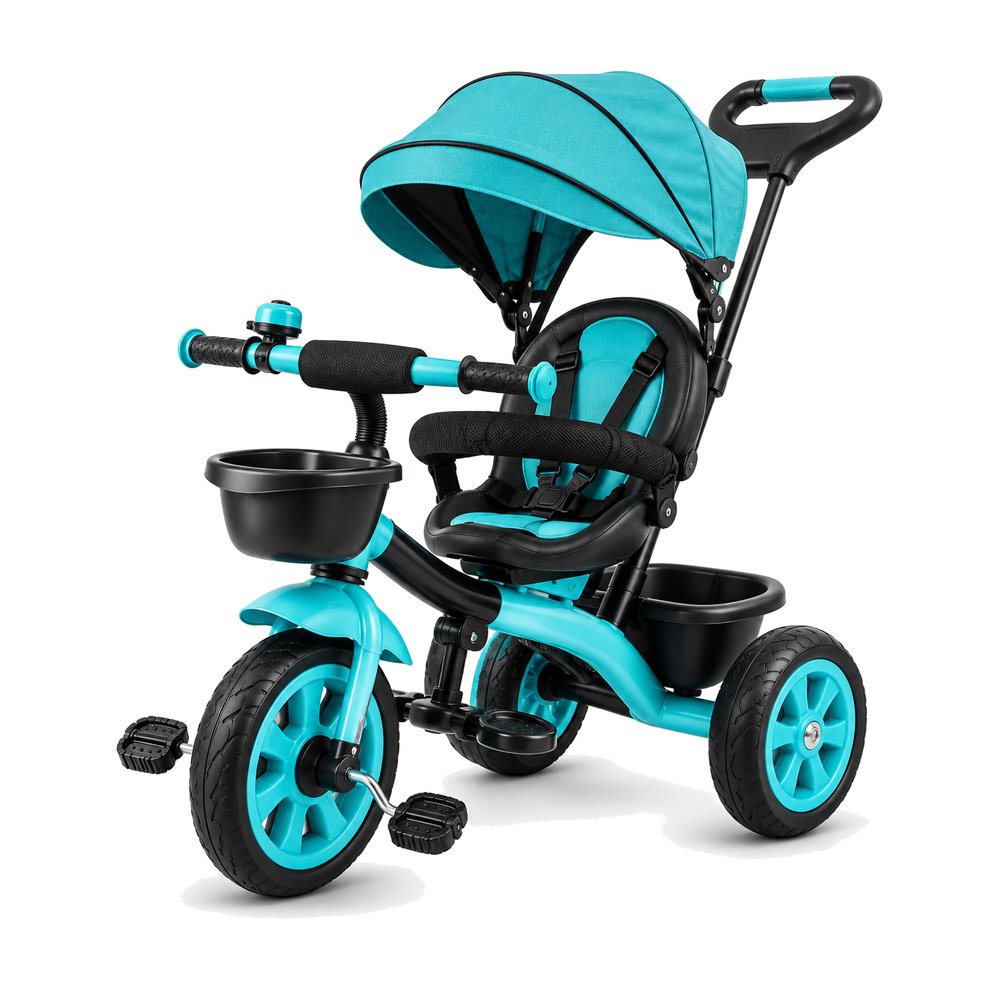 baby tricycle with storage basket